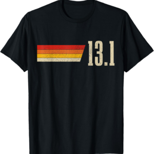Half Marathon 13.1 Miles Vintage Running Marathon Runner T-Shirt